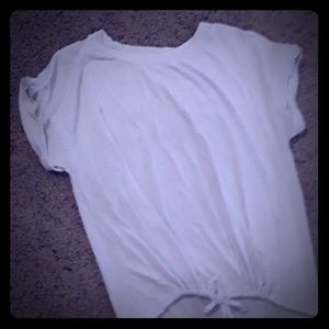 White crop top
